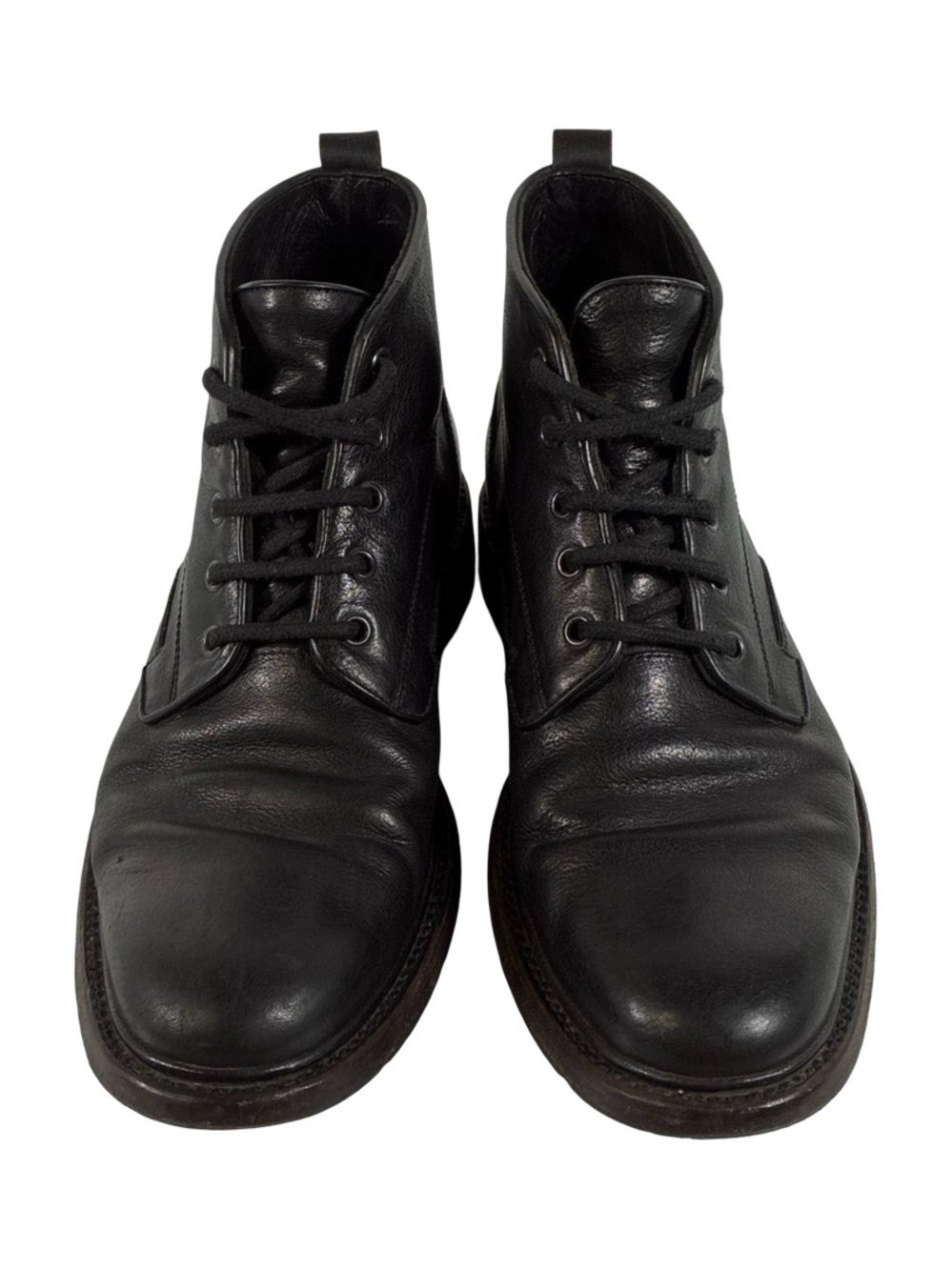 Rag & Bone Handmade Italy Black Leather Service Boots Men’s US 9 EU 42